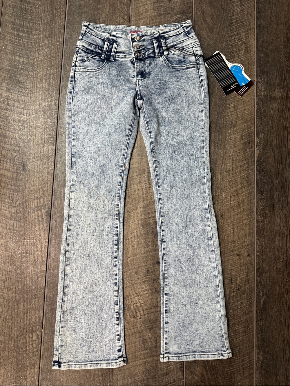 Moda Express Butt Lifting Light Acid-Wash Women’s Jeans - Slim Flare 5/6 NWT